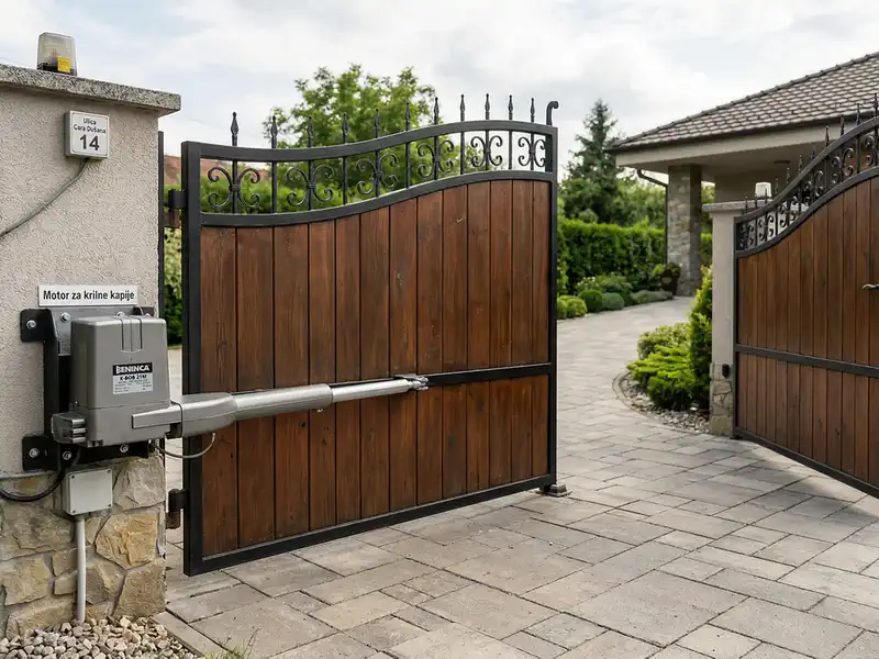 Motor za krilne kapije – automatizacija dvokrilnih dvorišnih kapija