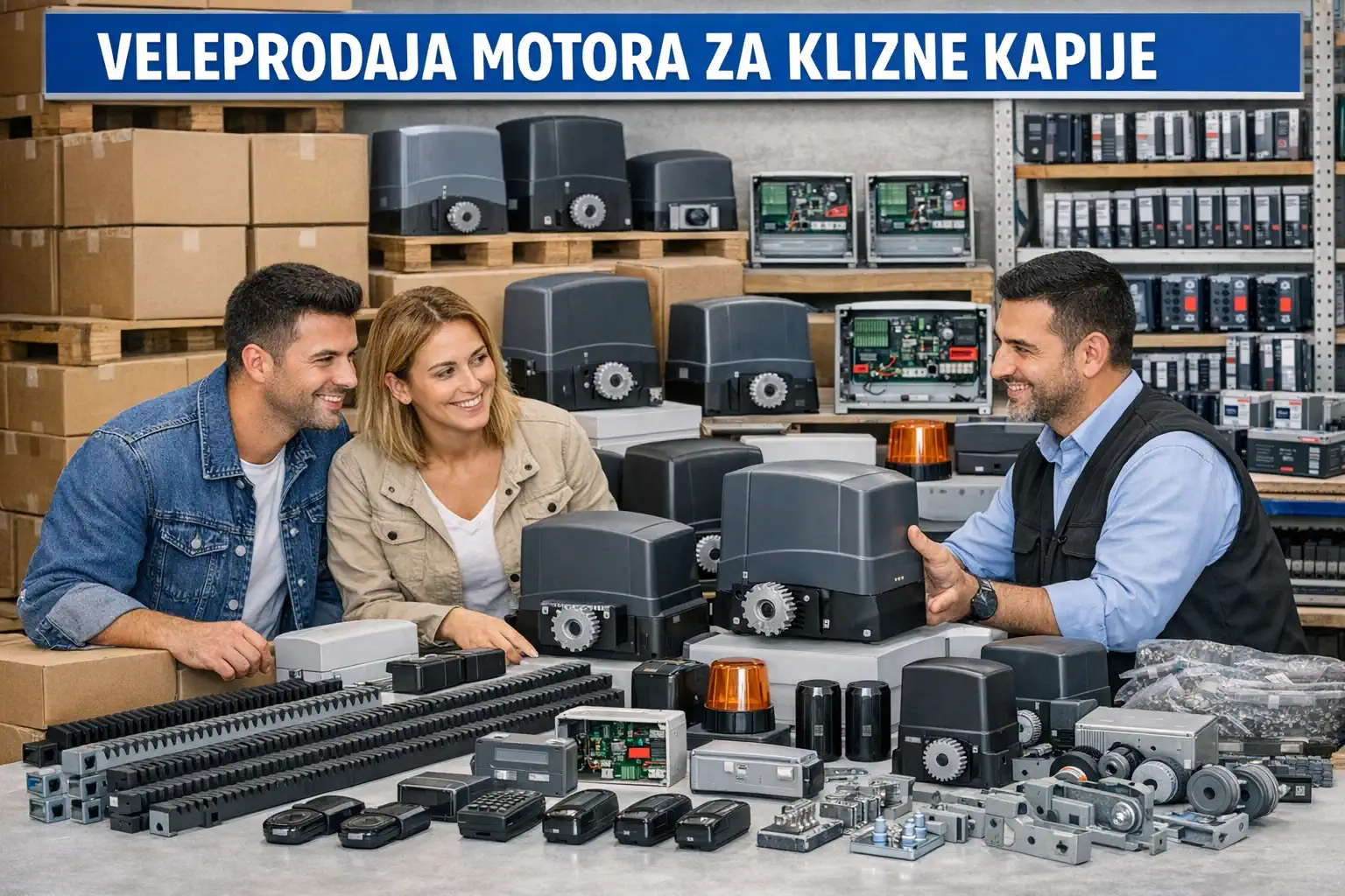 Veleprodaja motora za klizne kapije u BiH – B2B partner za firme i instalatere