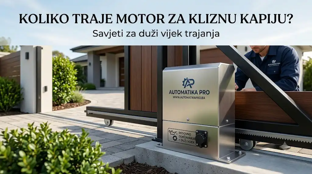 Koliko traje motor za kliznu kapiju i kako produžiti vijek trajanja automatike
